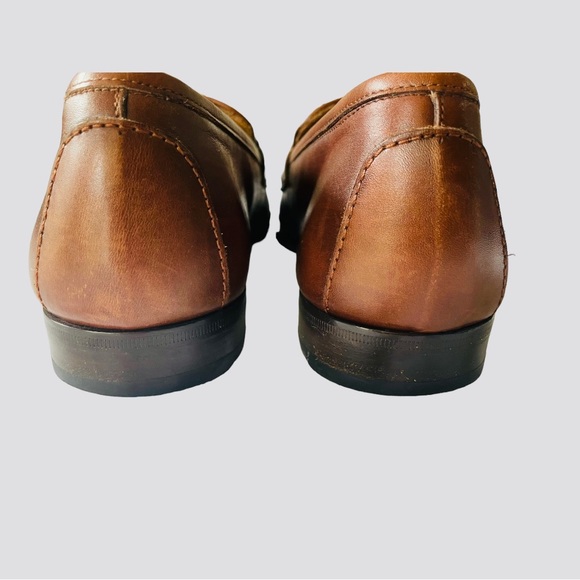 BRUNO MAGLI COGNAC TASSEL LOAFERS SIZE 10.5 M main image 12